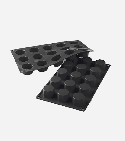 MOULE OCTAGON EN SILICONE Ø 38 × 26 MM BEH TUNISIE