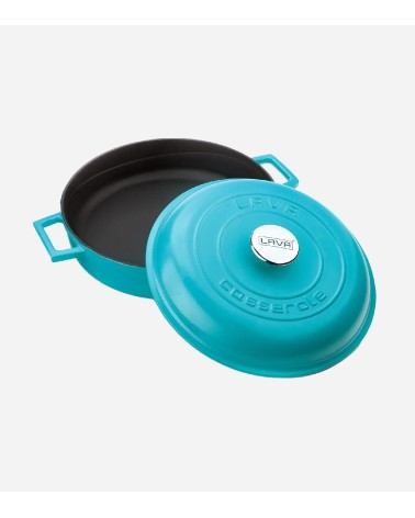 FAITOUT EN FONTE TURQUOISE MAT 28 CM BEH TUNISIE