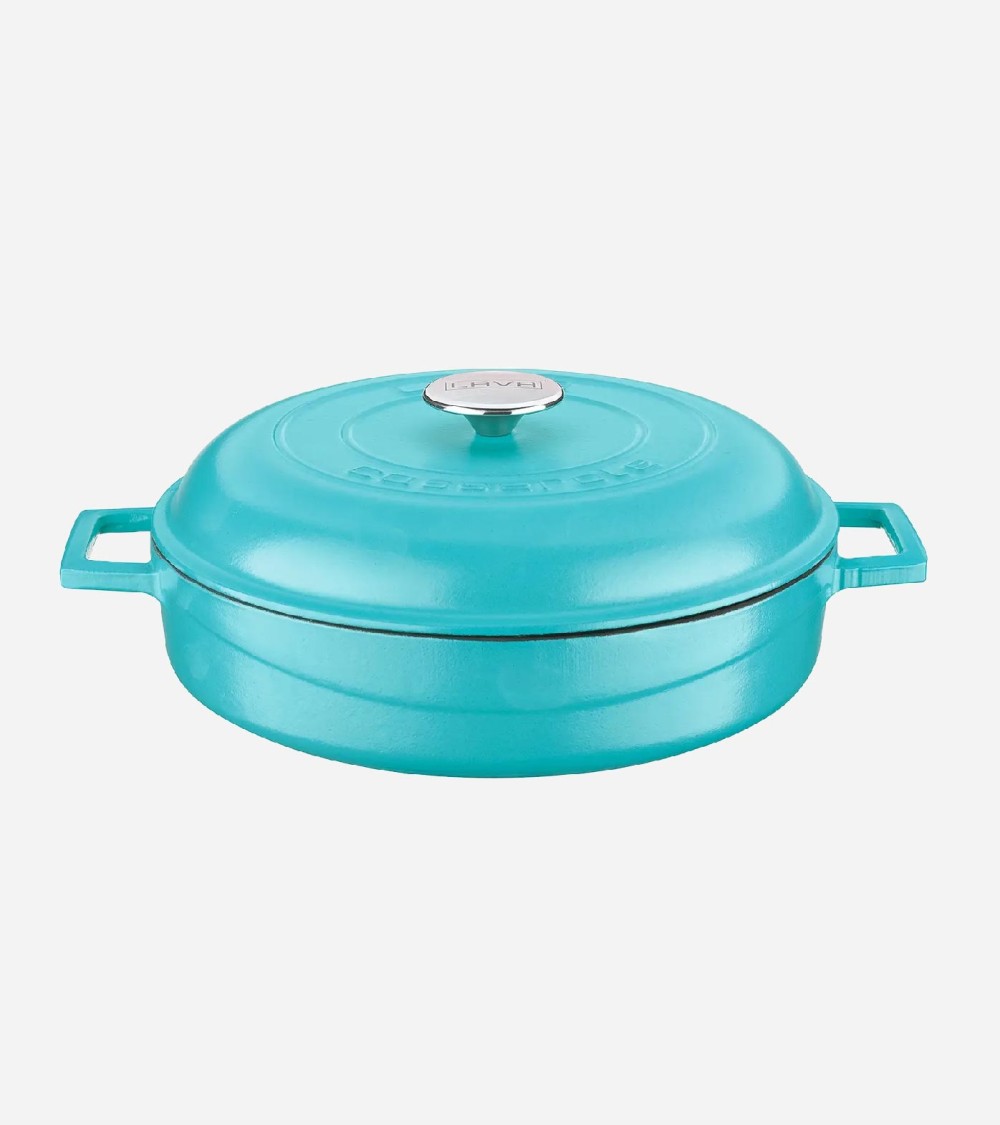 FAITOUT EN FONTE TURQUOISE MAT 28 CM BEH TUNISIE