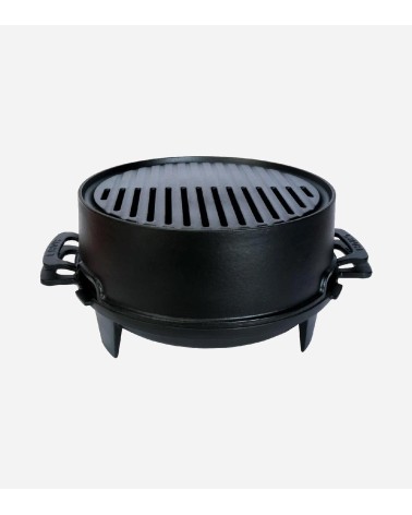 BARBECUE EN FONTE ROND NOIR Ø 36 CM BEH TUNISIE