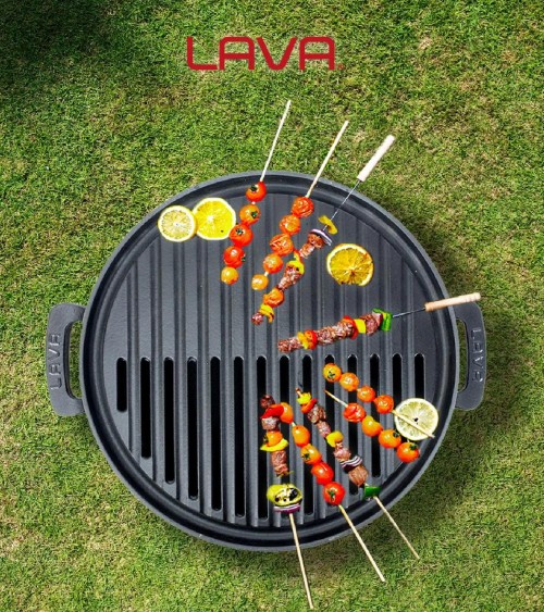 BARBECUE EN FONTE ROND NOIR Ø 36 CM BEH TUNISIE