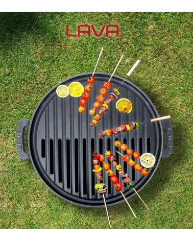 BARBECUE EN FONTE ROND NOIR Ø 36 CM BEH TUNISIE