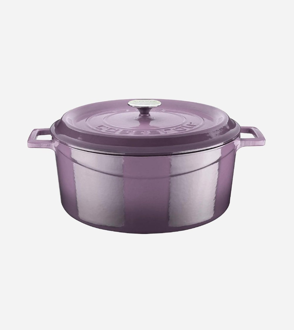 COCOTTE EN FONTE RONDE VIOLET 28 CM BEH TUNISIE