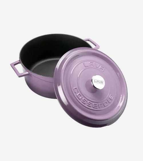COCOTTE EN FONTE RONDE VIOLET 28 CM BEH TUNISIE