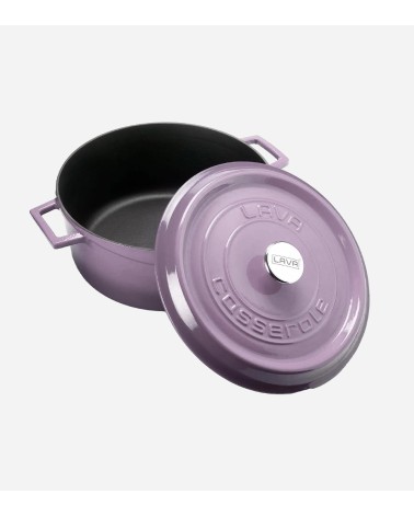 COCOTTE EN FONTE RONDE VIOLET 28 CM BEH TUNISIE