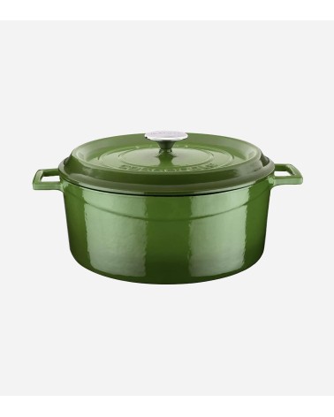 COCOTTE EN FONTE RONDE VERT 28 CM BEH TUNISIE