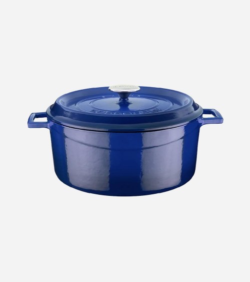 COCOTTE EN FONTE RONDE BLEU 28 CM BEH TUNISIE