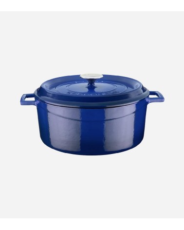 COCOTTE EN FONTE RONDE BLEU 28 CM BEH TUNISIE