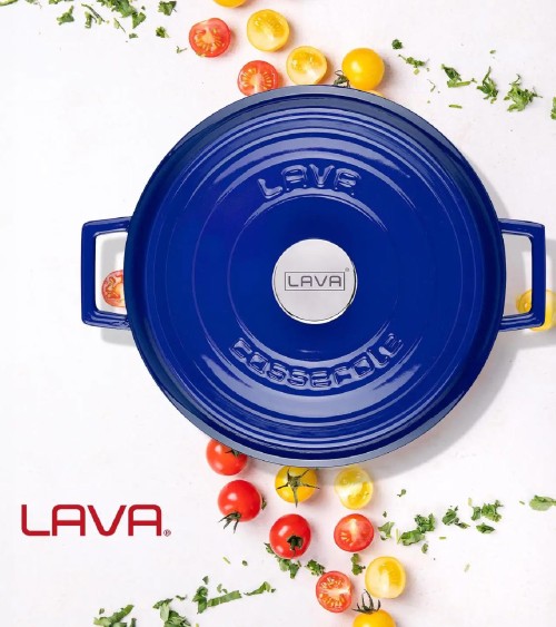 FAITOUT EN FONTE RONDE BLEU 28 CM BEH TUNISIE