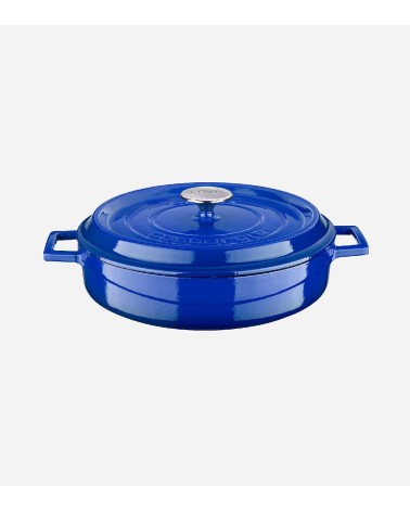 FAITOUT EN FONTE RONDE BLEU 28 CM BEH TUNISIE