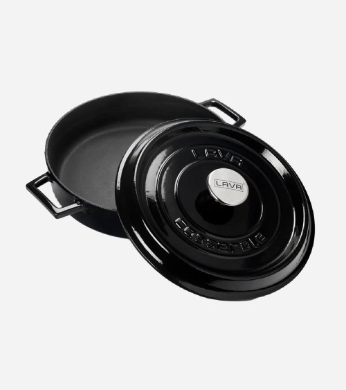 FAITOUT EN FONTE RONDE NOIR 28 CM BEH TUNISIE