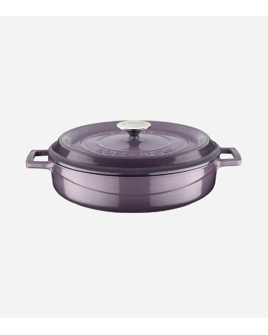 FAITOUT EN FONTE RONDE VIOLET 28 CM BEH TUNISIE