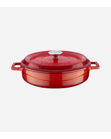 FAITOUT EN FONTE RONDE ROUGE 28 CM BEH TUNISIE