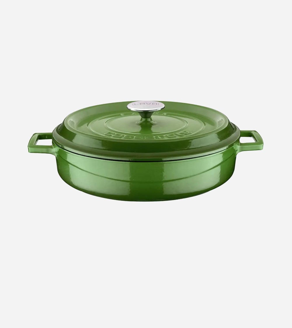 FAITOUT EN FONTE RONDE VERT 28 CM BEH TUNISIE