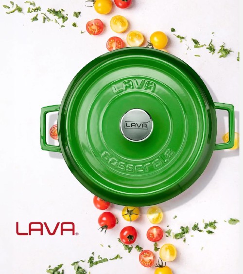 FAITOUT EN FONTE RONDE VERT 28 CM BEH TUNISIE