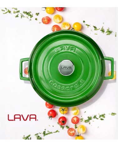 FAITOUT EN FONTE RONDE VERT 28 CM BEH TUNISIE