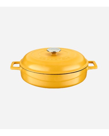 FAITOUT EN FONTE JAUNE MAT 28 CM BEH TUNISIE