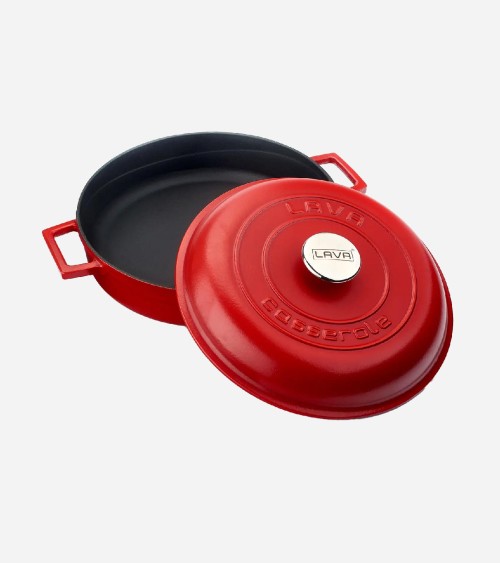 FAITOUT EN FONTE ROUGE MAT 28 CM BEH TUNISIE