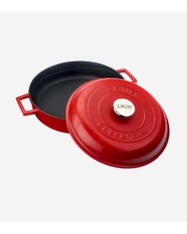FAITOUT EN FONTE ROUGE MAT 28 CM BEH TUNISIE