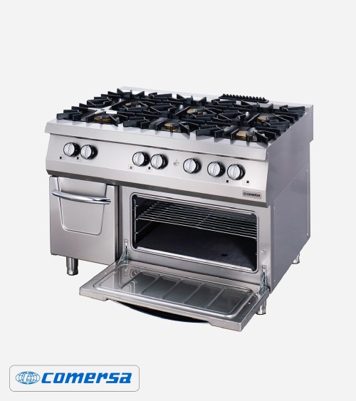 6 FEUX SUR FOUR GAZ S900/120 AVEC PLACARD FERMÉ BEH TUNISIE