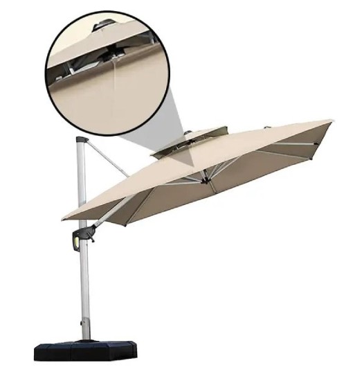 PARASOL SHADAW 3M BLANC BEH TUNISIE