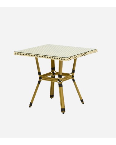 TABLE CARRÉE VERT 70 x 70 x 73 CM BEH TUNISIE