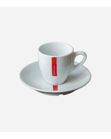 TASSE EXPRESSO ROUGE 6 PIÈCES