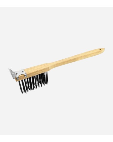 BROSSE MÉTALLIQUE AVEC GRATTOIR 50,7 CM