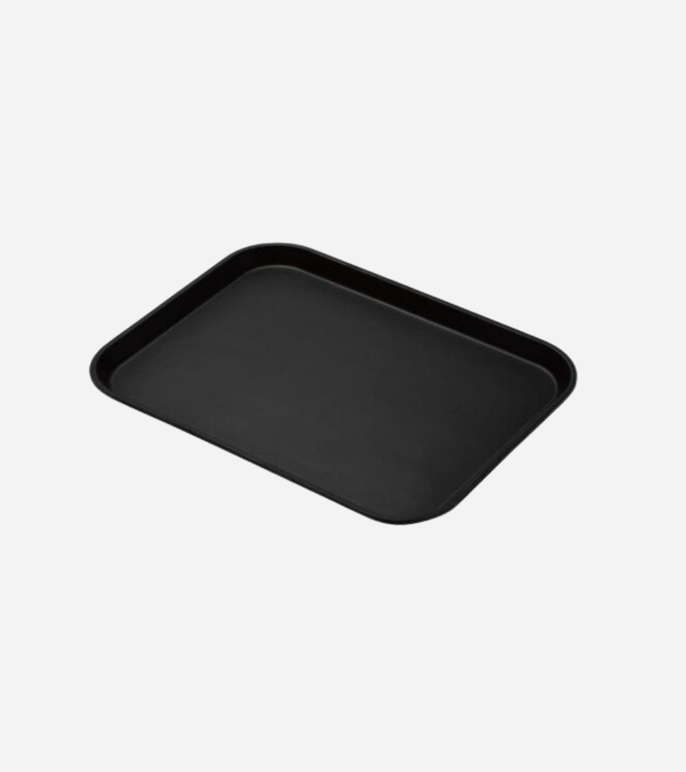 PLATEAU ANTIDÉRAPANT RECTANGULAIRE 50 x 38 CM – NOIR - BEH tunisie