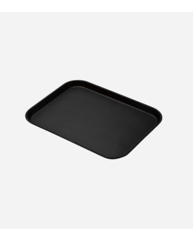 PLATEAU ANTIDÉRAPANT RECTANGULAIRE 50 x 38 CM – NOIR - BEH tunisie