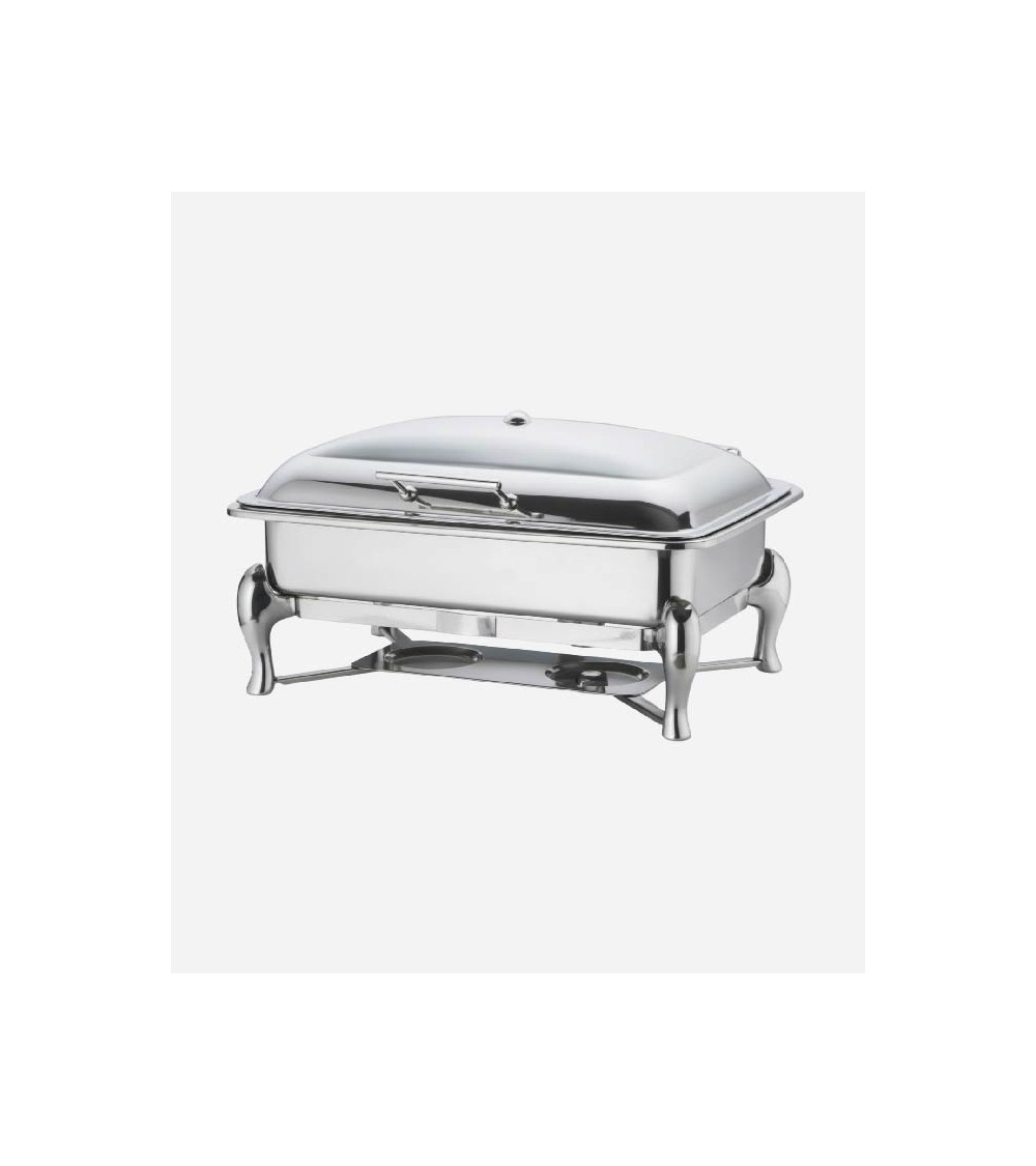 CHAFING DISH RECTANGULAIRE AVEC COUVERCLE EN VERRE GN1/1 8.3 LITRES BEH TUNISIE