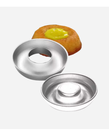 MOULE À SAVARIN INDIVIDUEL EN FER BLANC GOBEL ⌀ 8 CM