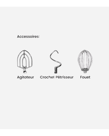 BATTEUR 7 LITRE / ACCESSOIRES / BEH TUNISIE