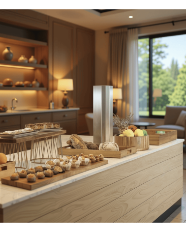 CAISSE EN BOIS GN1/1 H: 9 CM 6 BUFFET - PUJADAS - BEH TUNISIE