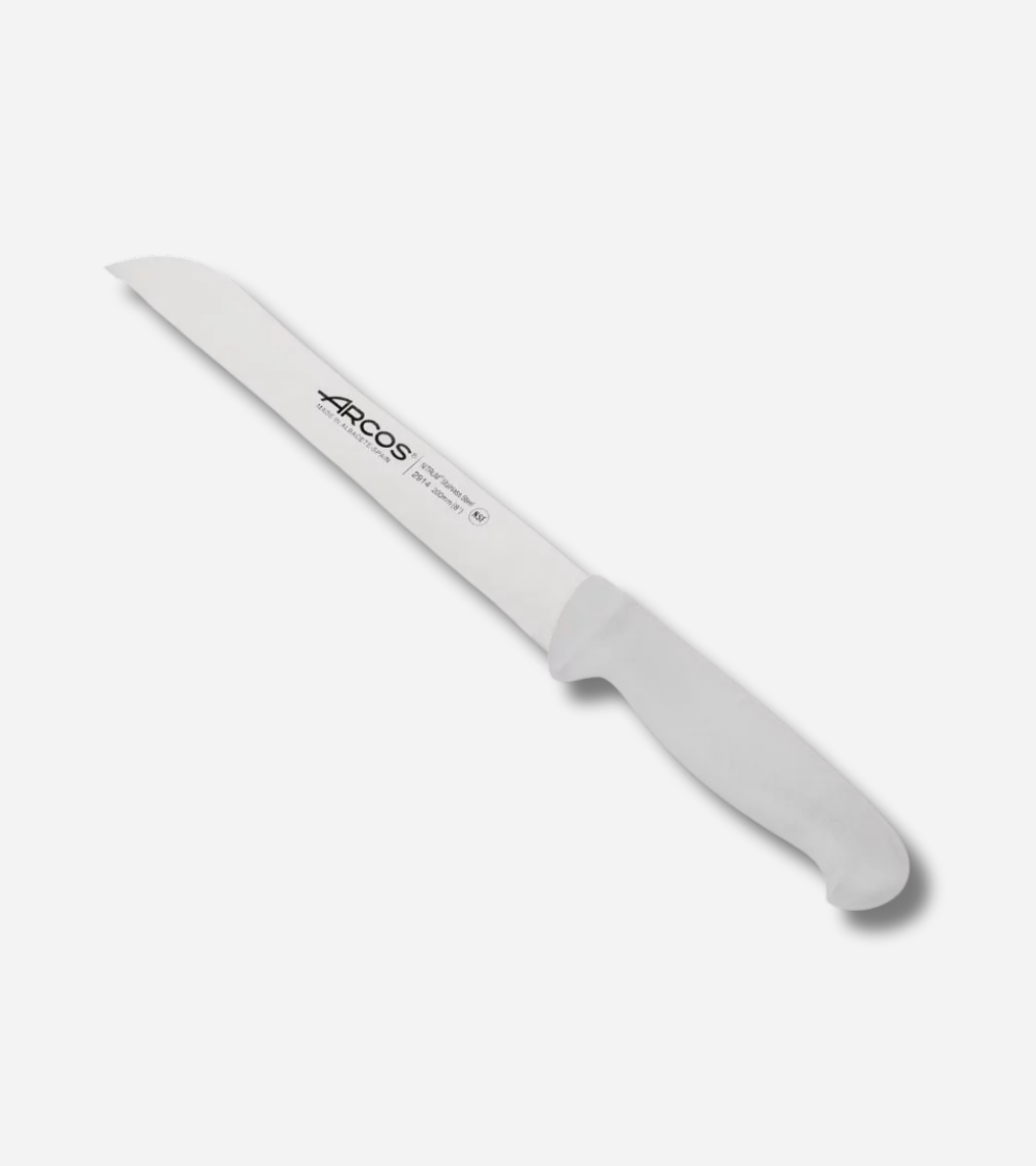 COUTEAU À PAIN PROFESSIONNEL BLANC 20 CM- BEH TUNISIE