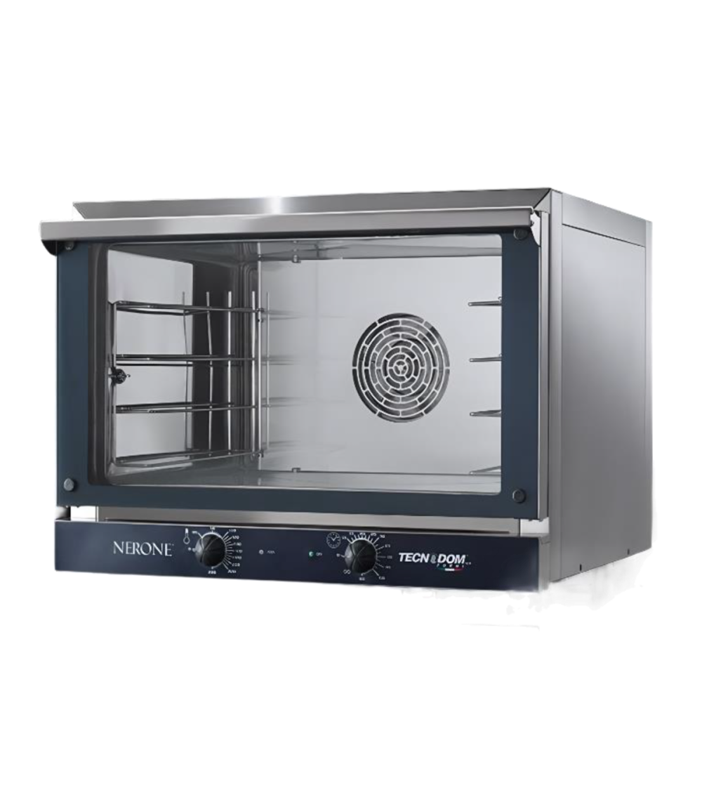 FOUR TECNODOM NERONE 4 NIVEAUX pâtisserie électromécanique À CONVECTION AVEC HUMIDIFICATEUR : 60X40 / BEH TUNISIE