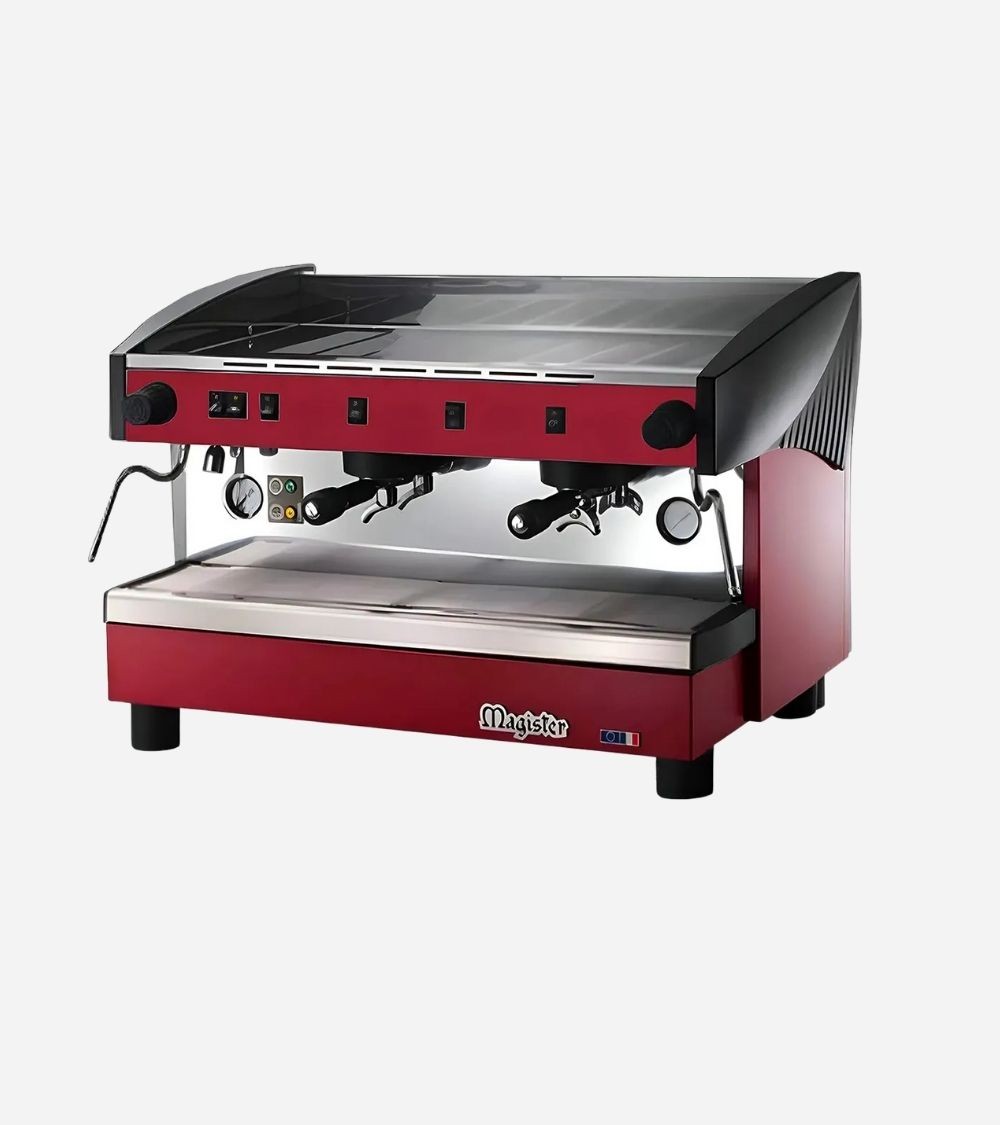 MACHINE A CAFE MAGISTER 2GR SEMI-AUTO ROUGE - BEH Tunisie