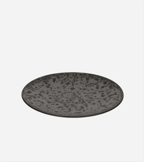 ASSIETTE GRÈS 16 Ø OSCAR GRIS - BEH TUNSIIE