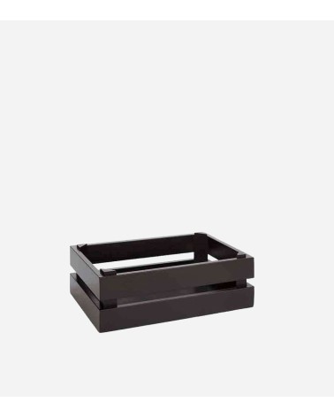 BOITE EN BOIS SUPERBOX GN 1/4 NOIRE 29 x 18,5 CM