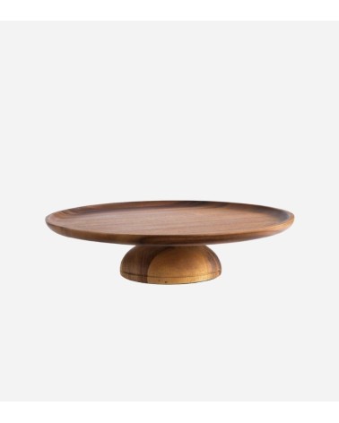 PRESENTOIR A GATEAUX EN BOIS ACACIA Ø 33 H 8 CM - APS - BEH TUNISIE