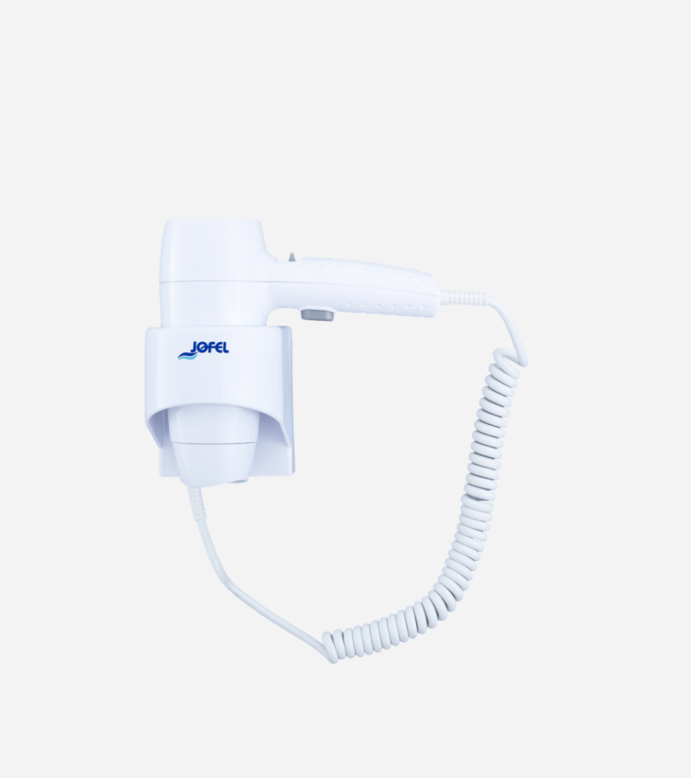 SECHE CHEVEUX MURAL 1200W BLANC - JOFEL - BEH TUNISIE