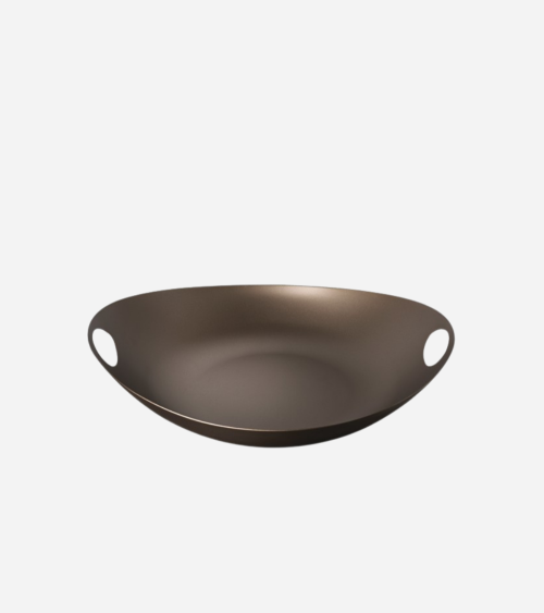 CORBEILLE OVALE BRONZE 22x20 CM - MEPRA - BEH TUNISIE