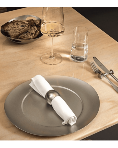 ROND DE SERVIETTE GRIS Ø 6 CM