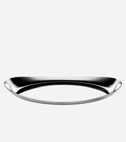 PLATEAU OVAL INOX AVEC ANSES - MEPRA - BEH TUNISIE