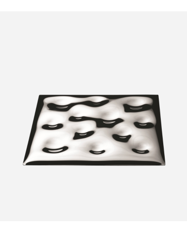 PLATEAU CARRÉ EN INOX POUR ŒUFS 30 × 30 CM