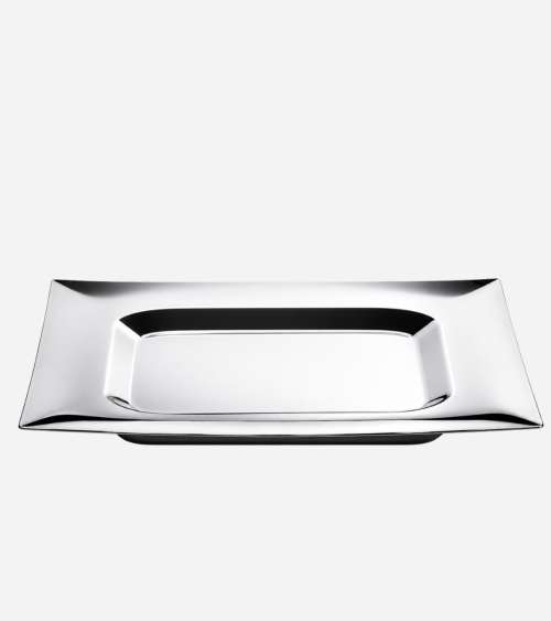 ASSIETTE CARREE INOX "UNO" 32x32 CM - BEH - MEPRA