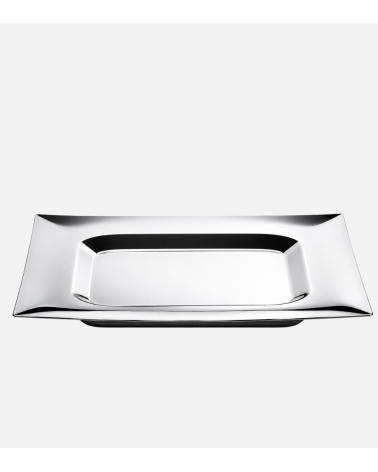 ASSIETTE CARREE INOX "UNO" 32x32 CM - BEH - MEPRA