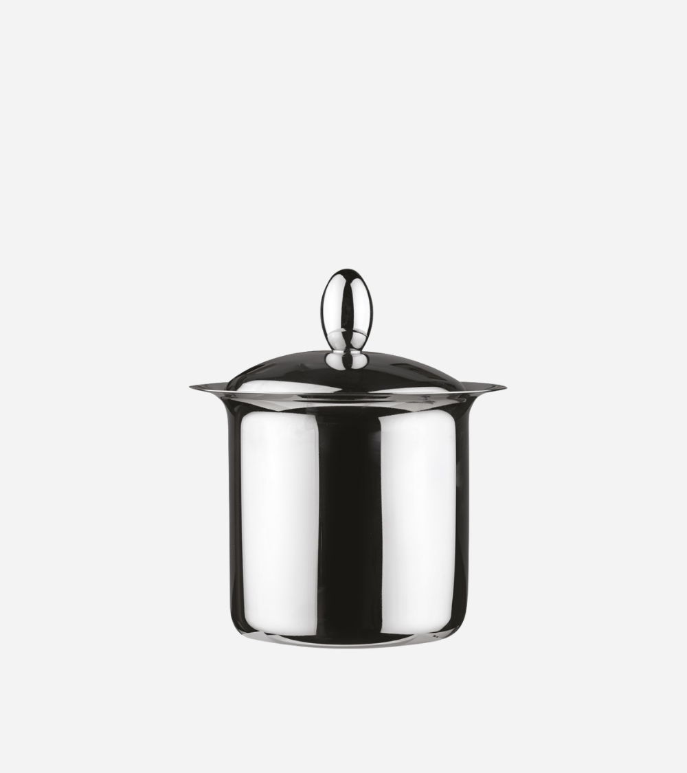 MINI SEAU EN INOX AVEC COUVERCLE "GIOTTO" Ø 12 CM - MEPRA