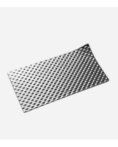 PLATEAU MARTELE RECT INOX FASHION