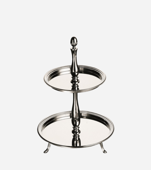 PRÉSENTOIR DE BUFFET ROND 2 NIVEAUX EN INOX – MEPRA - BEH TUNISIE